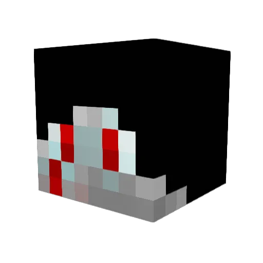 airNiko Minecraft avatar head, 3D render