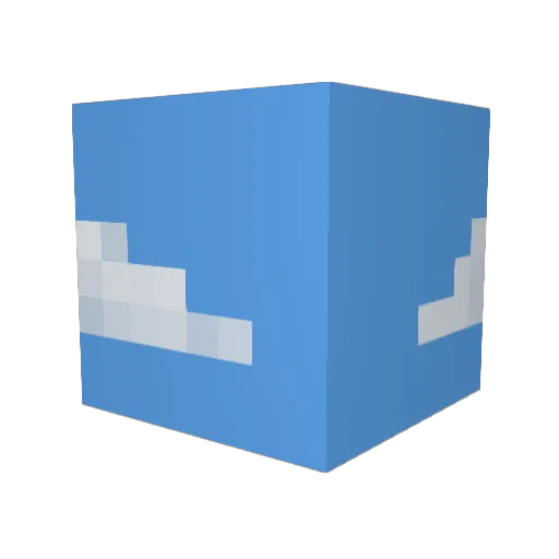 air_rr Minecraft avatar head, 3D render