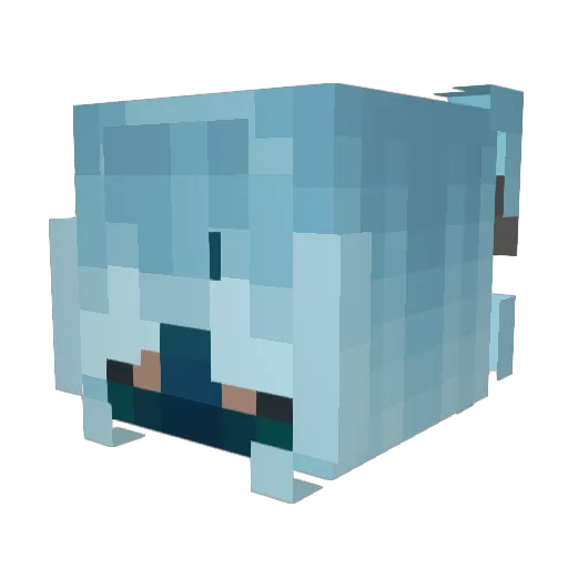 airamuf Minecraft avatar head, 3D render