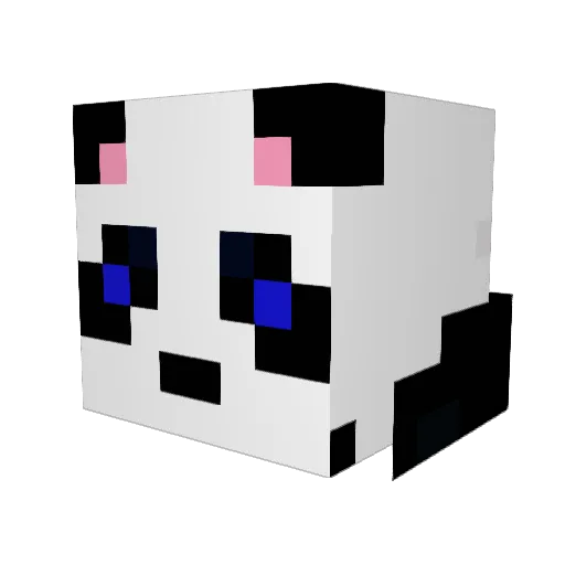 airbear1228 Minecraft avatar head, 3D render