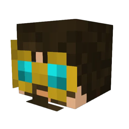 airbornee2004 Minecraft avatar head, 3D render