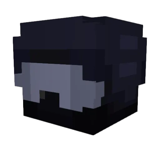 aircraft1026 Minecraft avatar head, 3D render