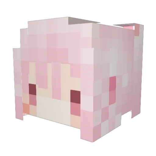airinstar100 Minecraft avatar head, 3D render
