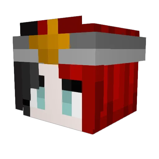 airmoto3 Minecraft avatar head, 3D render