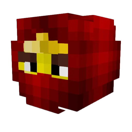 airrrz Minecraft avatar head, 3D render