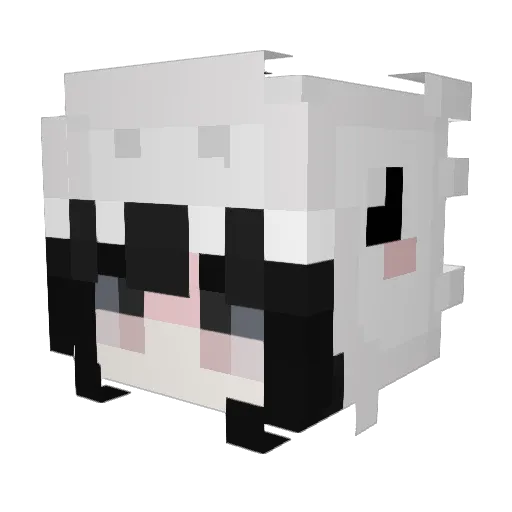 airtaron Minecraft avatar head, 3D render