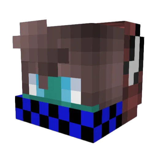 airwarrior888 Minecraft avatar head, 3D render