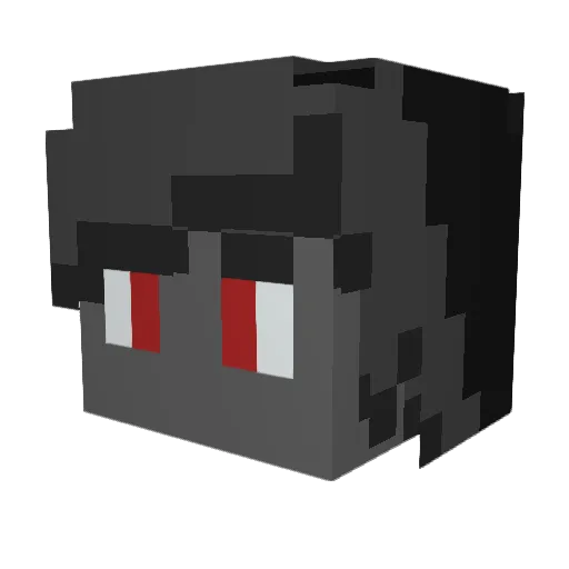 airyniskool1 Minecraft avatar head, 3D render