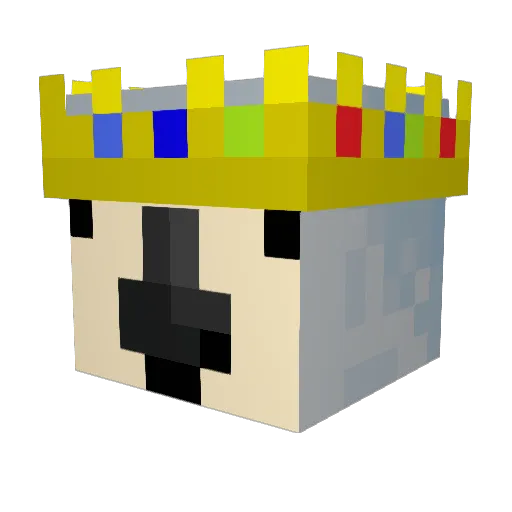 aisha12345 Minecraft avatar head, 3D render