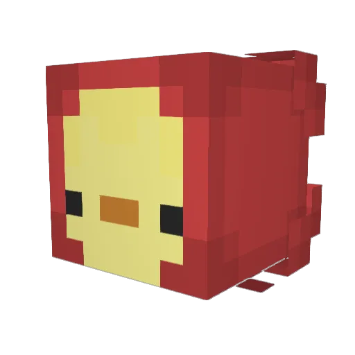 aislinnrae Minecraft avatar head, 3D render
