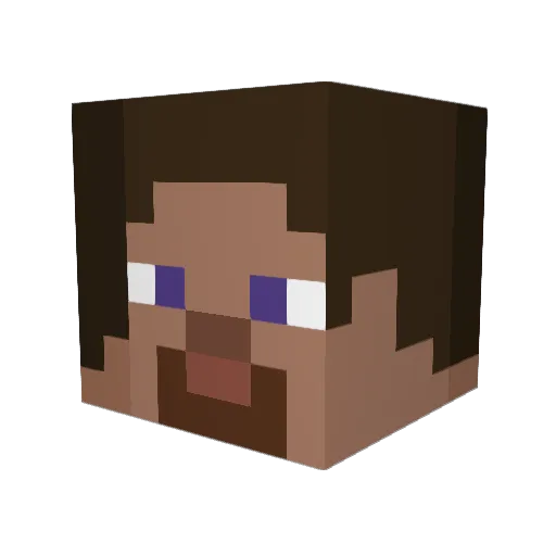 aismith1 Minecraft avatar head, 3D render