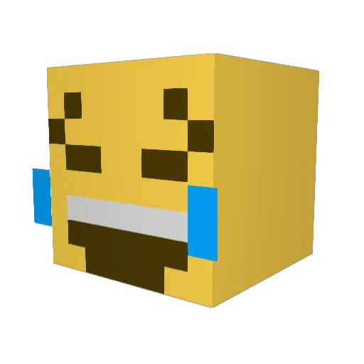 aitismarka Minecraft avatar head, 3D render