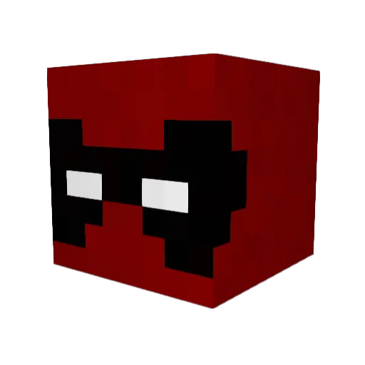 aitorkok Minecraft avatar head, 3D render