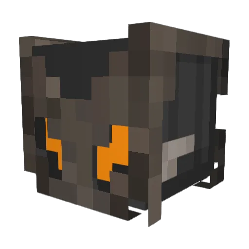 aiurea Minecraft avatar head, 3D render