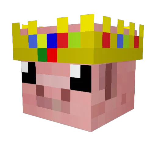 aiven902 Minecraft avatar head, 3D render