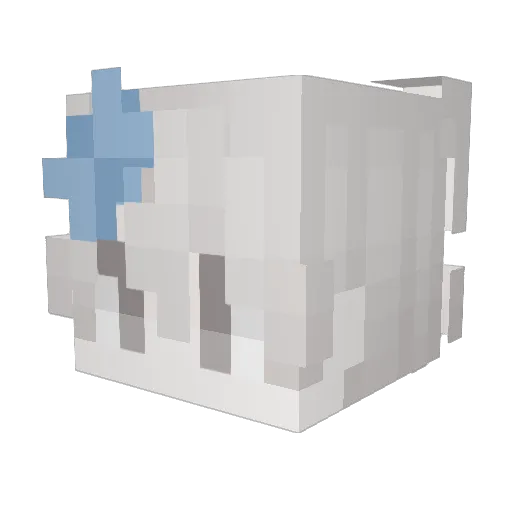 aiyb Minecraft avatar head, 3D render