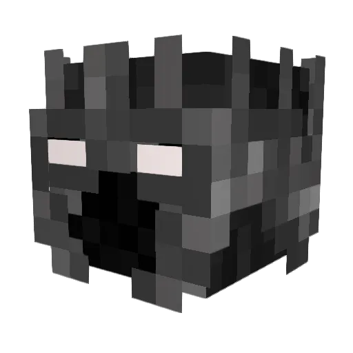 aiyow Minecraft avatar head, 3D render