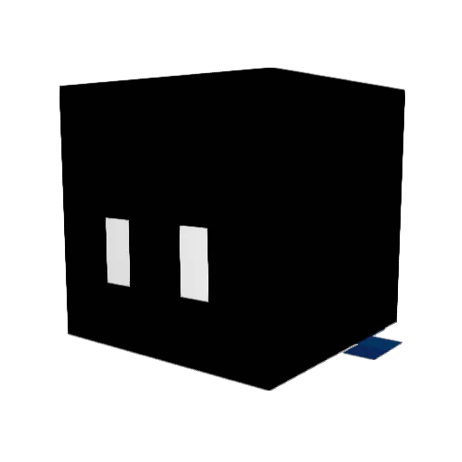 aizen6666 Minecraft avatar head, 3D render