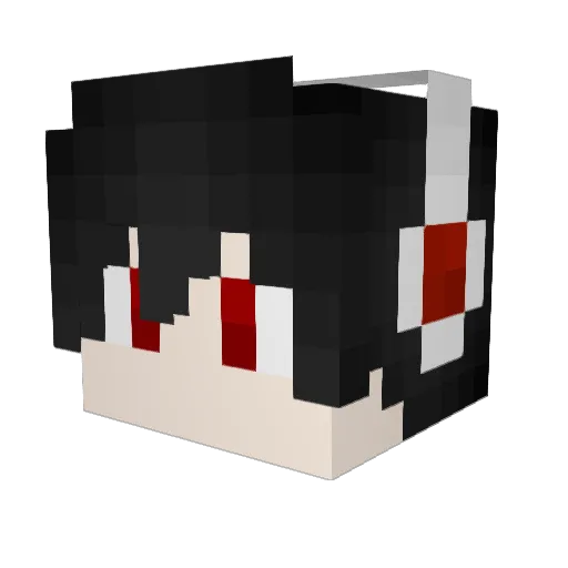 aizlz Minecraft avatar head, 3D render