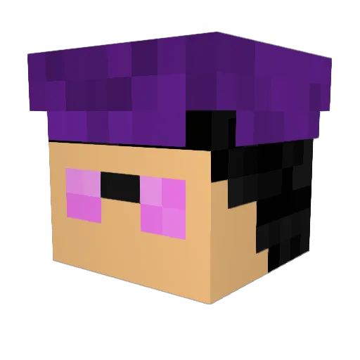 aj4269 Minecraft avatar head, 3D render