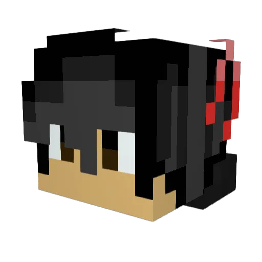 aj46joseph Minecraft avatar head, 3D render