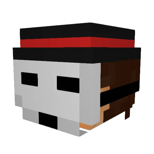 aj_Loading Minecraft avatar head, 3D render