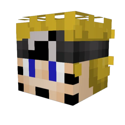 aj_mackay Minecraft avatar head, 3D render