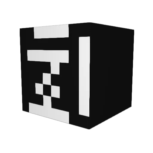 ajacnj Minecraft avatar head, 3D render