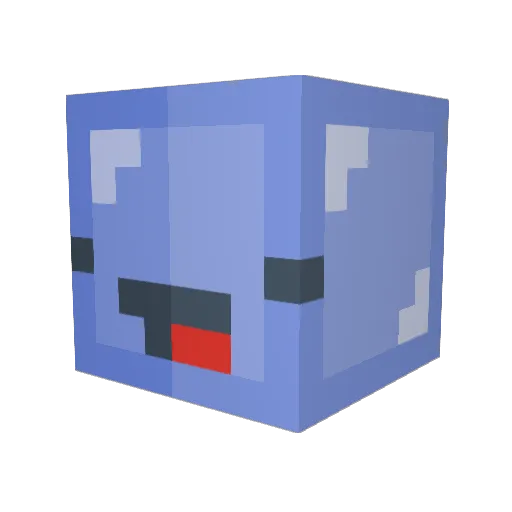 ajajajaj Minecraft avatar head, 3D render