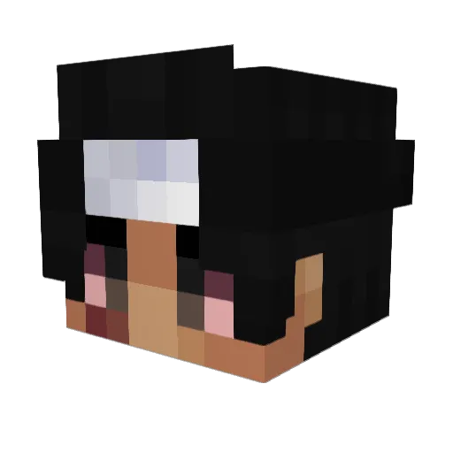 ajajajaja Minecraft avatar head, 3D render