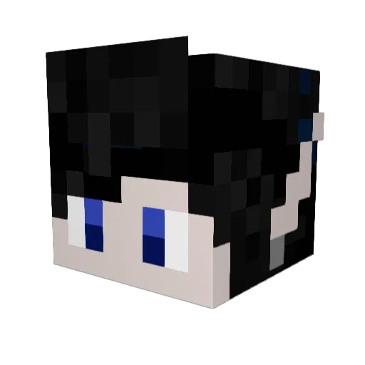 ajc916 Minecraft avatar head, 3D render