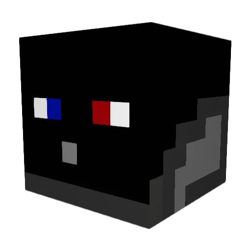 ajdonato Minecraft avatar head, 3D render