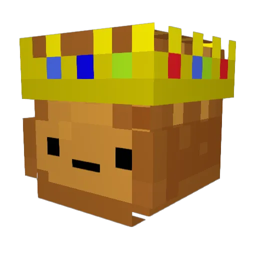 ajevr Minecraft avatar head, 3D render