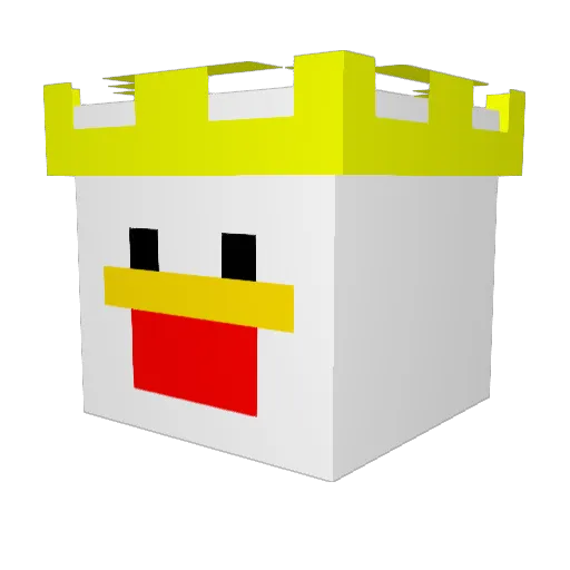 ajin259 Minecraft avatar head, 3D render