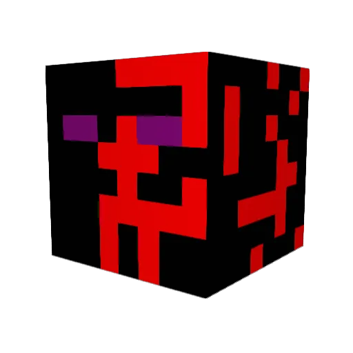ajkiljo Minecraft avatar head, 3D render