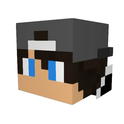 ajm1006 Minecraft avatar head, 3D render