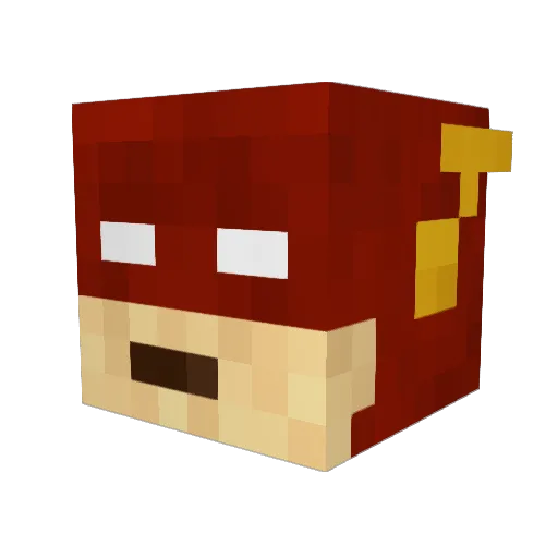 ajoslin33 Minecraft avatar head, 3D render