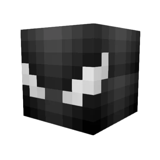 ajspp Minecraft avatar head, 3D render
