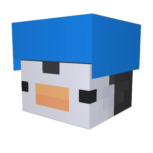 ajstar329 Minecraft avatar head, 3D render