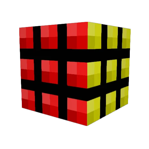 ajtheace Minecraft avatar head, 3D render