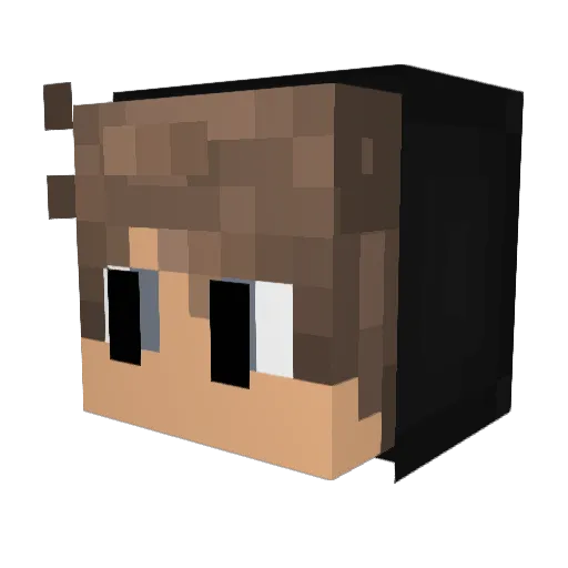 ajuintje123 Minecraft avatar head, 3D render