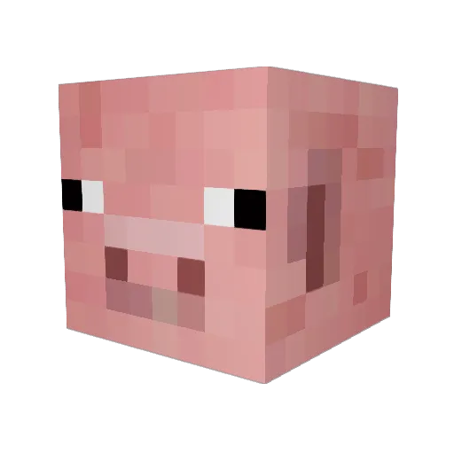 ajyy09 Minecraft avatar head, 3D render