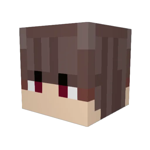akAshton15 Minecraft avatar head, 3D render