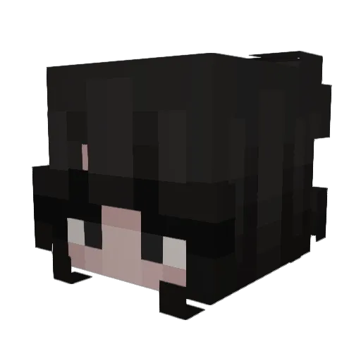 ak_1313 Minecraft avatar head, 3D render