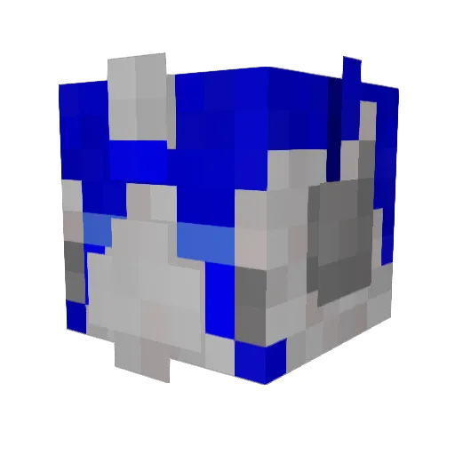 akaJT Minecraft avatar head, 3D render