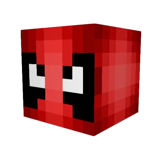 akaVictor Minecraft avatar head, 3D render