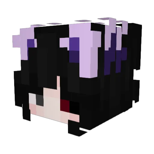aka_Gh0uless_kry Minecraft avatar head, 3D render