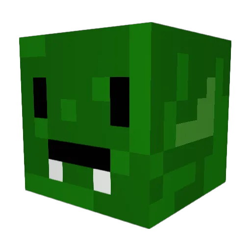 aka_Snack Minecraft avatar head, 3D render