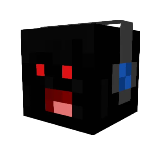 aka_kalid Minecraft avatar head, 3D render