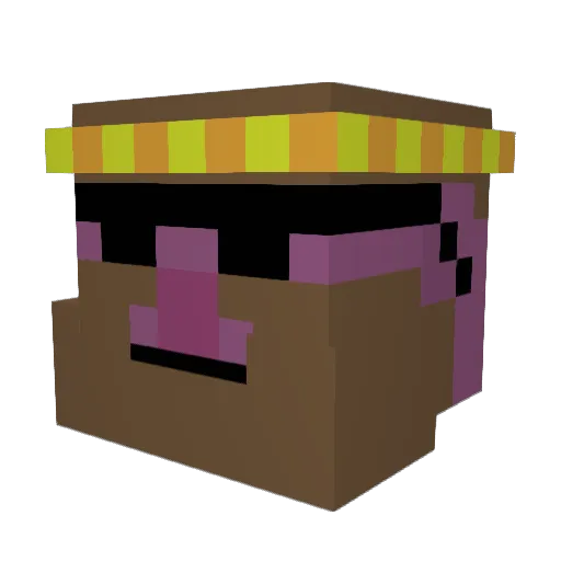 akabe19 Minecraft avatar head, 3D render